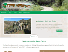 Tablet Screenshot of hikesantaclarita.com